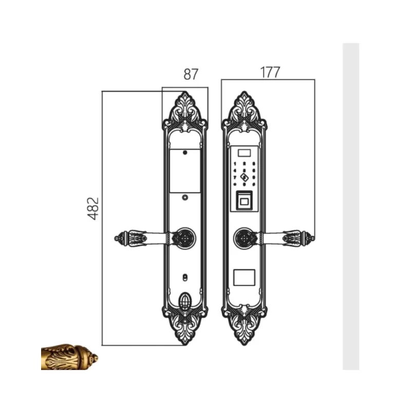 Khóa đại sảnh Kassler KL-959C