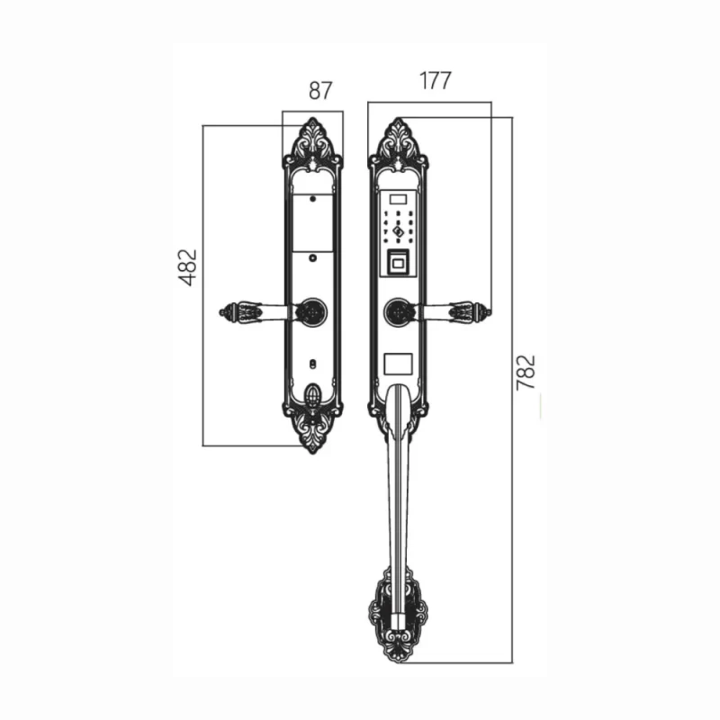 Khóa đại sảnh Kassler KL-969G