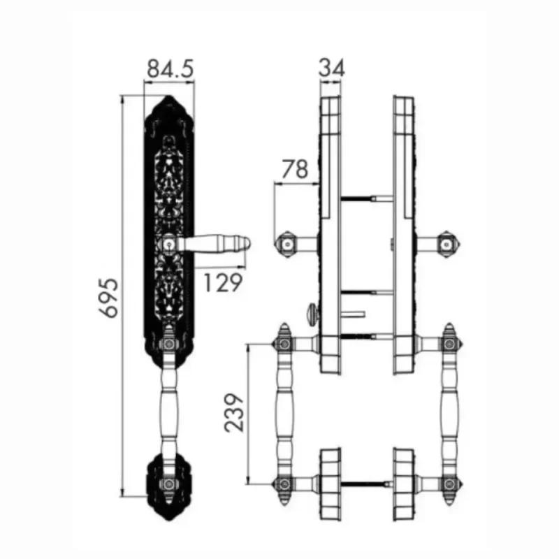 Khóa đại sảnh Kassler KL-989F