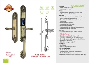 Khóa đại sảnh Kassler KL-979 GR APP