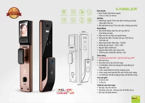 Khóa điện tử Kassler KL-828C