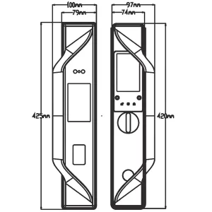 Khóa điện tử Kassler KL-82T SILVER