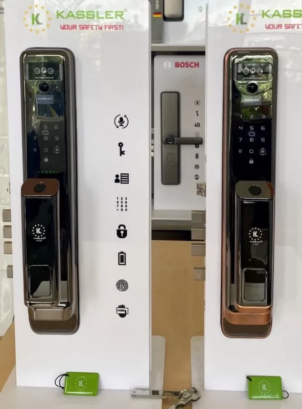 Khóa điện tử Kassler KL-838 Red Bronze App tiêu chuẩn Đức 20 Khóa điện tử Kassler KL-838 Red Bronze