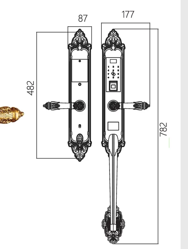 Khóa đại sảnh Kassler KL-969G tiêu chuẩn Đức - Screenshot 2024 10 21 160435