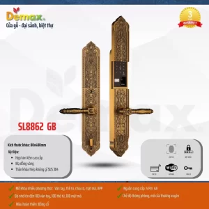 Khóa đại sảnh DEMAX SL8862 GB tiêu chuẩn Đức - khoa dai sanh demax sl8862 gb tieu chuan duc1