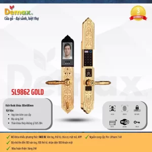 Khóa đại sảnh Demax SL9862 Gold tiêu chuẩn Đức - khoa dai sanh demax sl9862 gold tieu chuan duc4