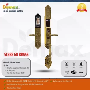 Khóa đại sảnh DEMAX SL988 GB tiêu chuẩn Đức - khoa dai sanh demax sl988 gb tieu chuan duccc