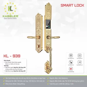 KHÓA ĐẠI SẢNH KASSLER KL-939 APP