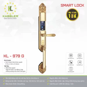 Khóa Đại Sảnh Kassler KL-979 G APP