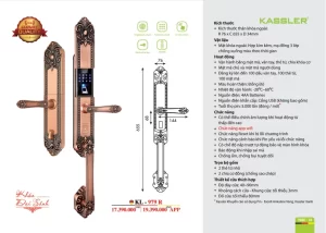 Khóa đại sảnh Kassler KL-979 R APP