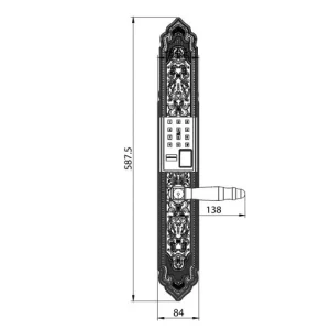 Khóa đại sảnh Kassler KL-989FS