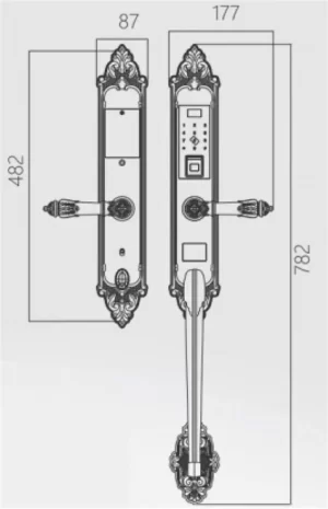 Khóa đại sảnh Kassler KL-969C