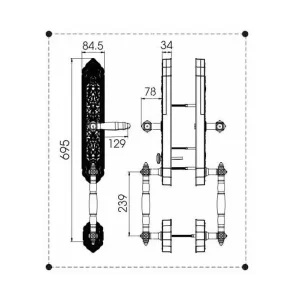 Khóa đại sảnh Kassler KL-999