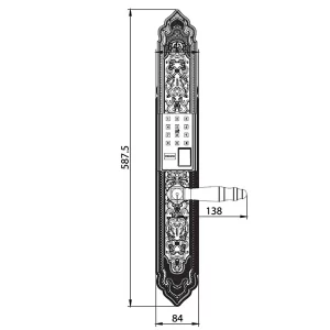 Khóa Đại Sảnh Kassler KL-929 F PRO