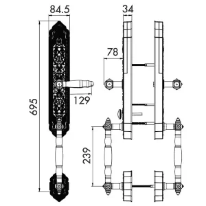 Khóa đại sảnh Kassler KL-939 F PRO