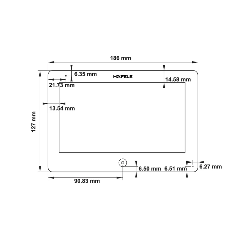 Chuông cửa màn hình Hafele SVM-770HD 959.23.097