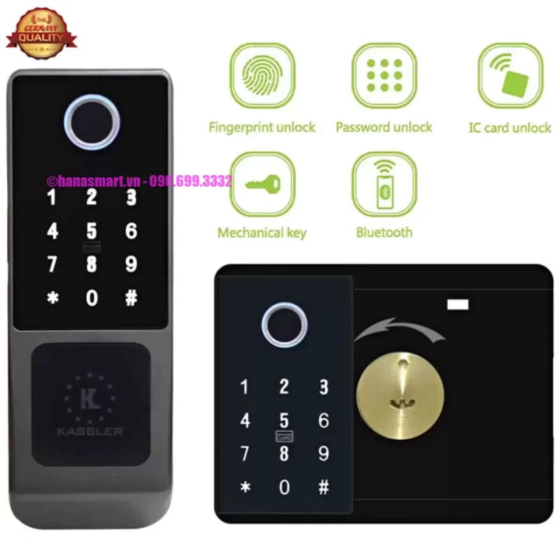 Khóa cửa cổng Kassler KL-579 I APP REMOTE