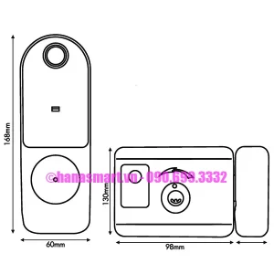 Khóa cửa cổng Kassler KL-579 I APP