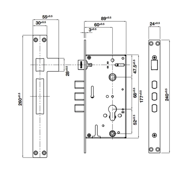 Khóa điện tử Hafele DL6000 912.20.581