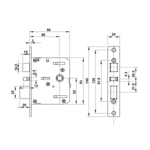 Khóa điện tử Hafele DL7000 912.05.497