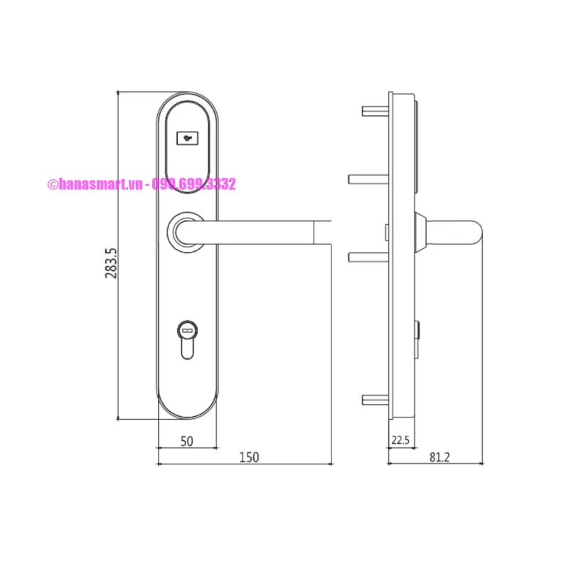 Khóa khách sạn dự án HUBERT HB KSCGDA 06