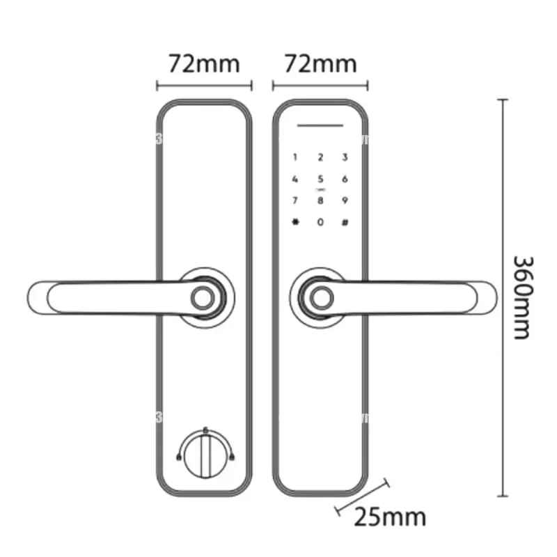 Khóa vân tay Kassler KL-696 APP RED BRONZE