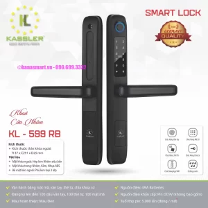 Khóa vân tay cửa nhôm Kassler KL-599 RB APP