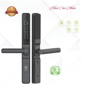 Khóa vân tay cửa nhôm Kassler KL-68 BL REMOTE