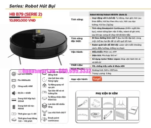 Robot hút bụi HUBERT HB B79