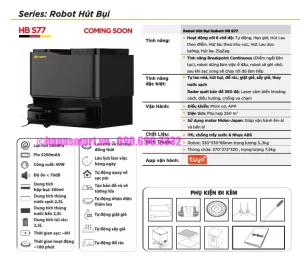 Robot hút bụi HUBERT HB S77