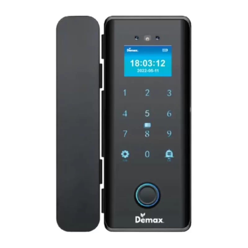 Khóa cửa kính DEMAX SL900 G REMOTE, APP, FACE-ID tiêu chuẩn Đức - khoa cua kinh demax sl900 g remote app face id tieu chuan duc4