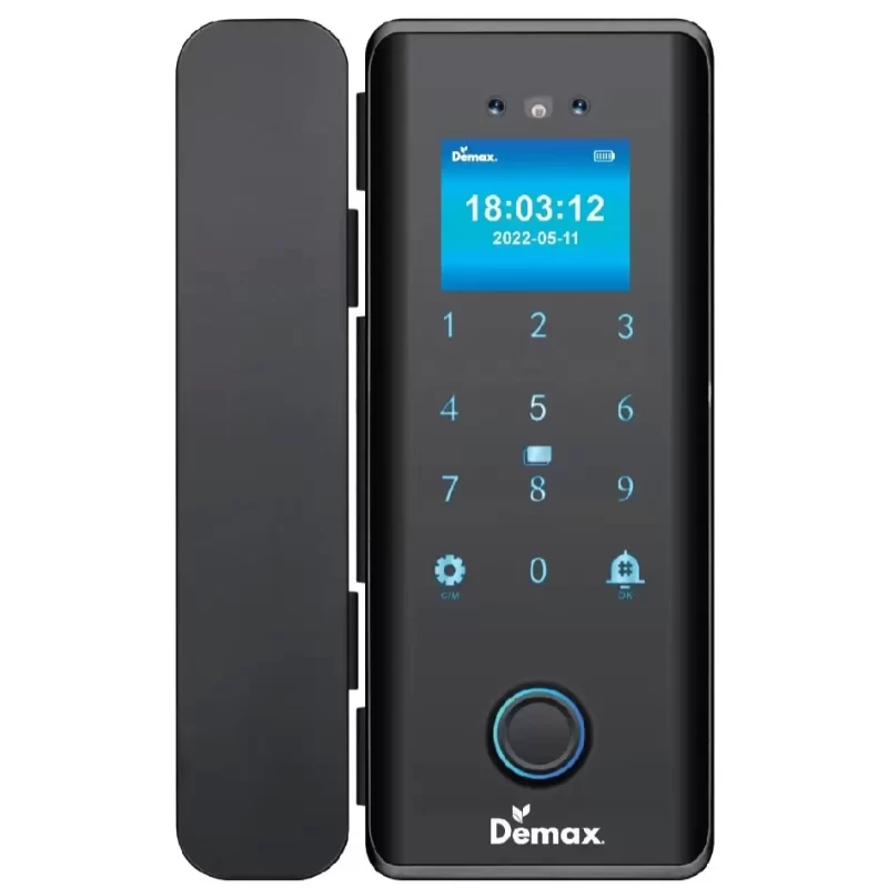 Khóa cửa kính FACE-ID DEMAX SL900 G-SD APP, REMOTE tiêu chuẩn Đức - khoa cua kinh face id demax sl900 g sd app remote tieu chuan duc7