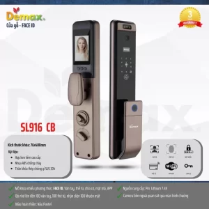 Khóa thông minh DEMAX SL916 CB tiêu chuẩn Đức - khoa thong minh demax sl916 cb tieu chuan duc1