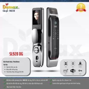 Khóa thông minh DEMAX SL928 DG tiêu chuẩn Đức - khoa thong minh demax sl928 dg tieu chuan duc1