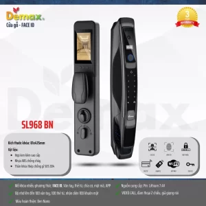 Khoá thông minh Demax SL968 BN tiêu chuẩn Đức - khoa thong minh demax sl968 bn tieu chuan duc6