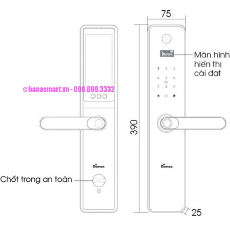 Khóa vân tay DEMAX SL-C626 AC APP WIFI tiêu chuẩn Đức - khoa van tay demax sl c626 ac app wifi tieu chuan duc2