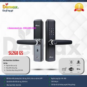 Khóa vân tay DEMAX SL268 GS APP WIFI tiêu chuẩn Đức - khoa van tay demax sl268 gs app wifi tieu chuan duc5