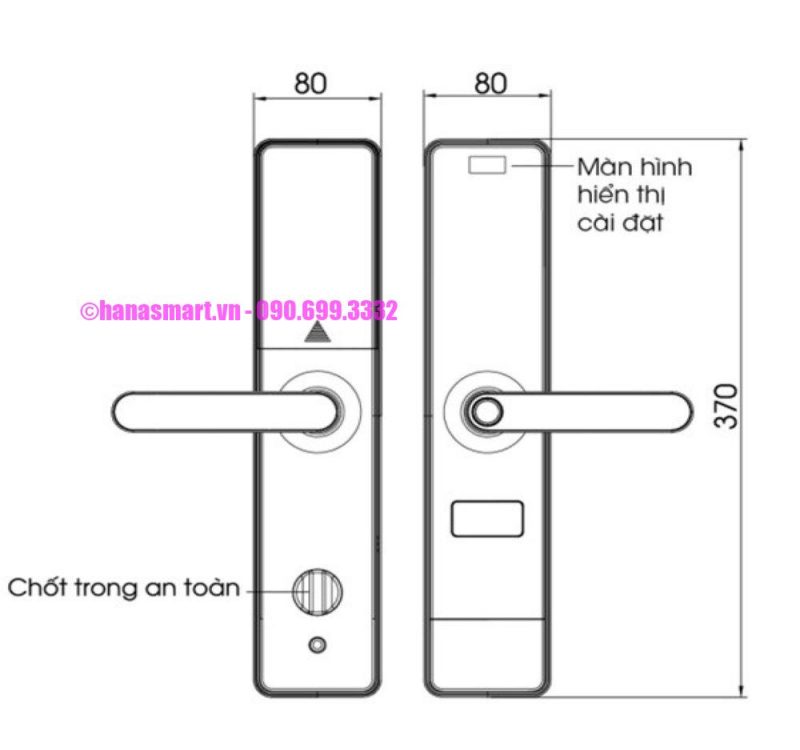 Khóa vân tay DEMAX SL628 AC APP WIFI tiêu chuẩn Đức - khoa van tay demax sl628 ac app wifi tieu chuan duc4