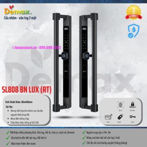 Khóa vân tay DEMAX SL808 BN LUX REMOTE tiêu chuẩn Đức - khoa van tay demax sl808 bn lux remote tieu chuan duc1