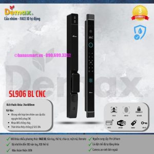 Khoá vân tay DEMAX SL906 BL CNC REMOTE, APP WIFI tiêu chuẩn Đức - khoa van tay demax sl906 bl cnc remote app wifi tieu chuan duc3