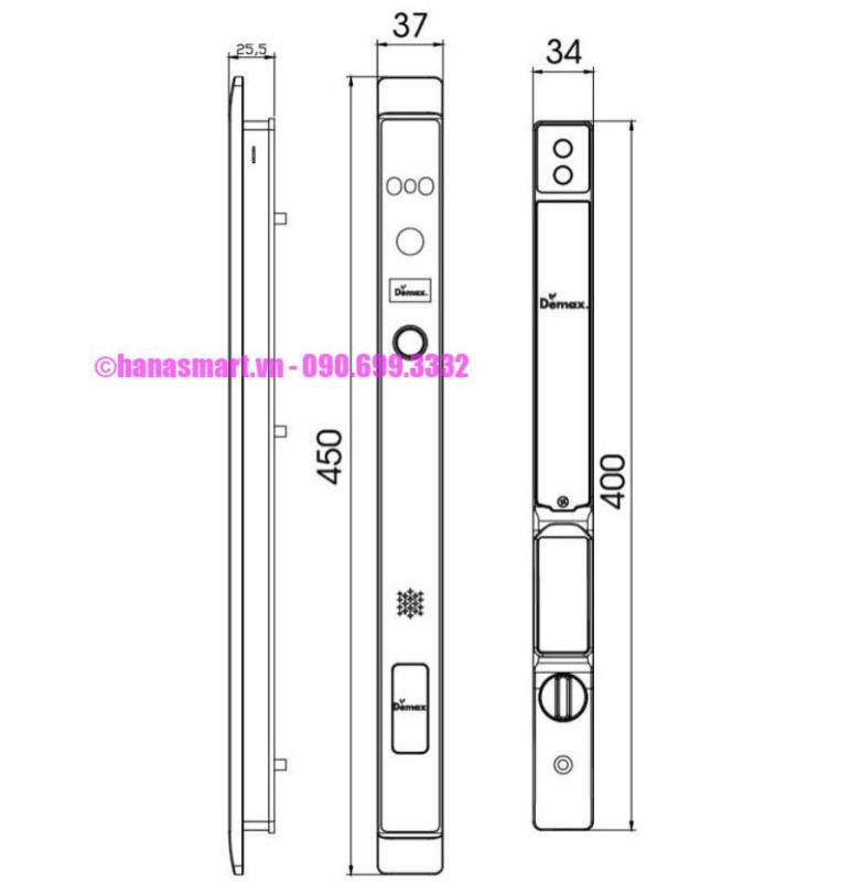 Khoá vân tay DEMAX SL908 BL CNC REMOTE, APP WIFI tiêu chuẩn Đức - khoa van tay demax sl908 bl cnc remote app wifi tieu chuan duc6