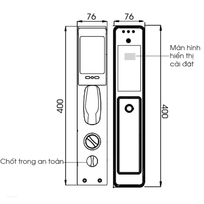 Khóa vân tay DEMAX SL916 CB REMOTE tiêu chuẩn Đức - khoa van tay demax sl916 cb remote tieu chuan duc3