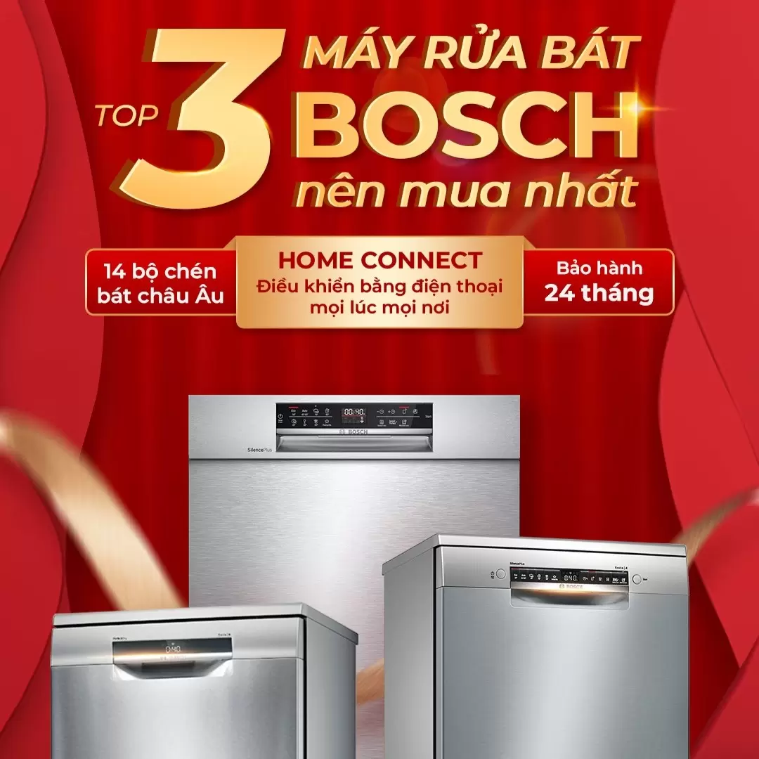 Top 3 Máy Rửa Bát BOSCH NÊN MUA NHẤT - top 3 may rua bat bosch nen mua nhattt