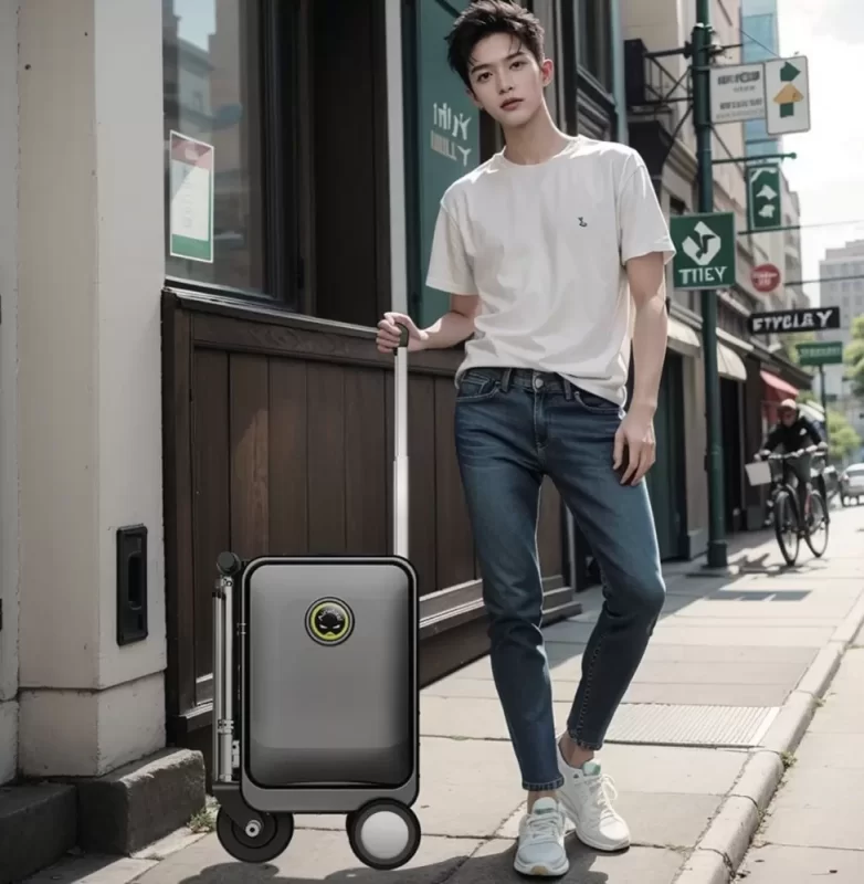 Vali điện Airwheel SE3S màu đen tiêu chuẩn Mỹ - vali dien airwheel se3s mau den tieu chuan my3