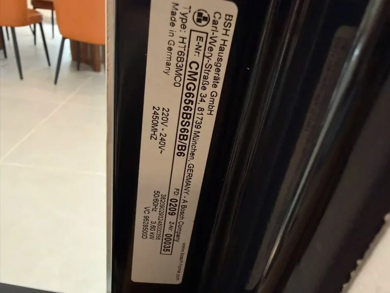 Lò nướng kết hợp vi sóng Bosch HMH.CMG656BS6B Serie 8