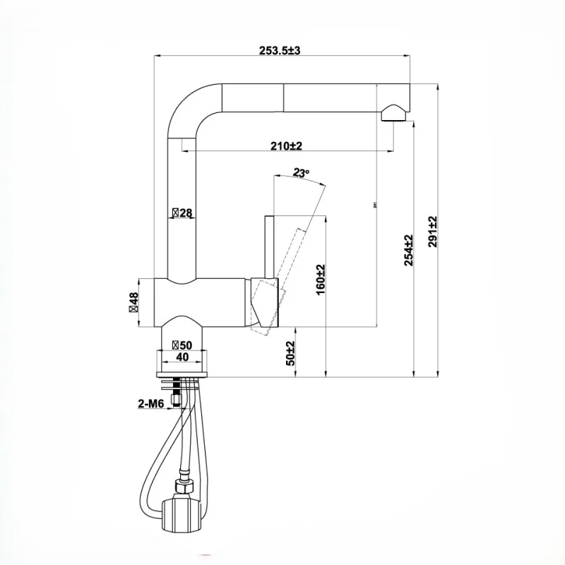 VÒI RỬA CHÉN HT21-GH1P254 HAFELE 577.55.390 30 VÒI RỬA CHÉN HT21-GH1P254 HAFELE 577.55.390