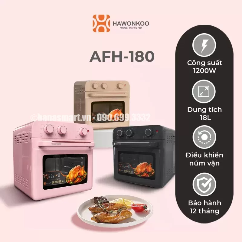 Nồi chiên không dầu HAWONKOO AFH-180 PK