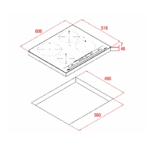 Bếp điện từ TEKA ITC 64630 MST 112500023Bếp điện từ TEKA ITC 64630 MST 112500023