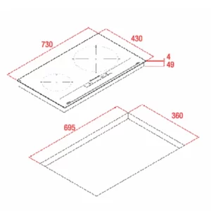 Bếp điện từ TEKA IZC 72610 MST BK 112500059