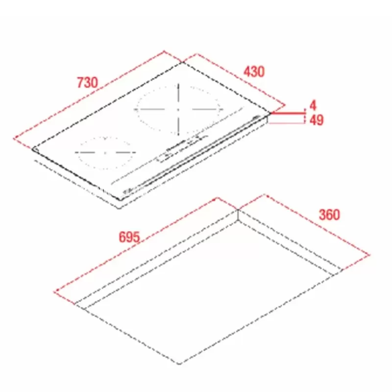 Bếp điện từ TEKA IZC 72610 MST BK 112500059